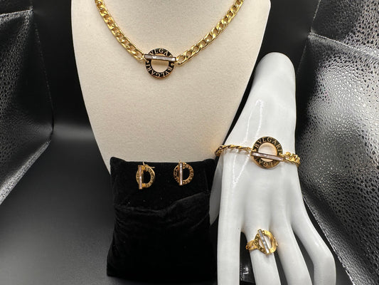 Lgari Complete five-piece jewelry set