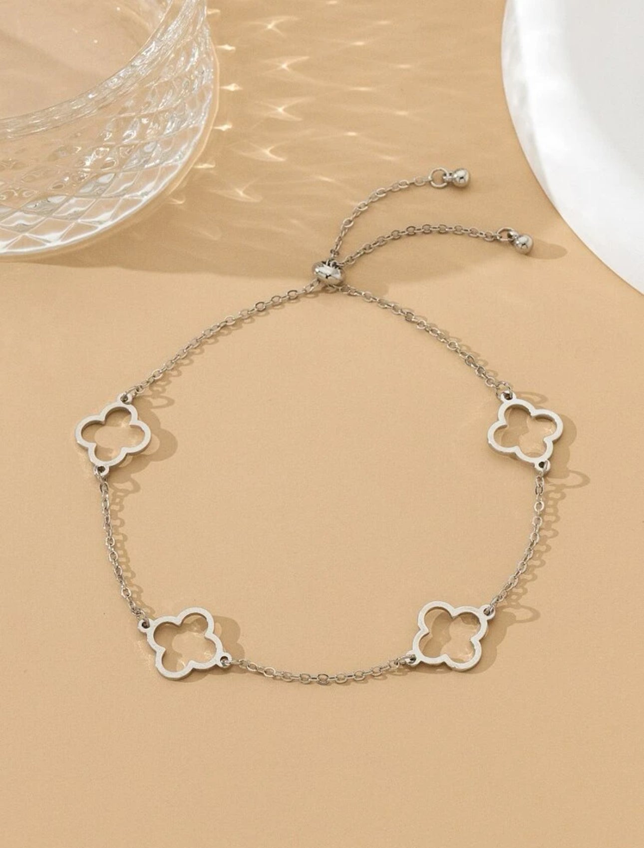 Clover 4 Leaf Anklet