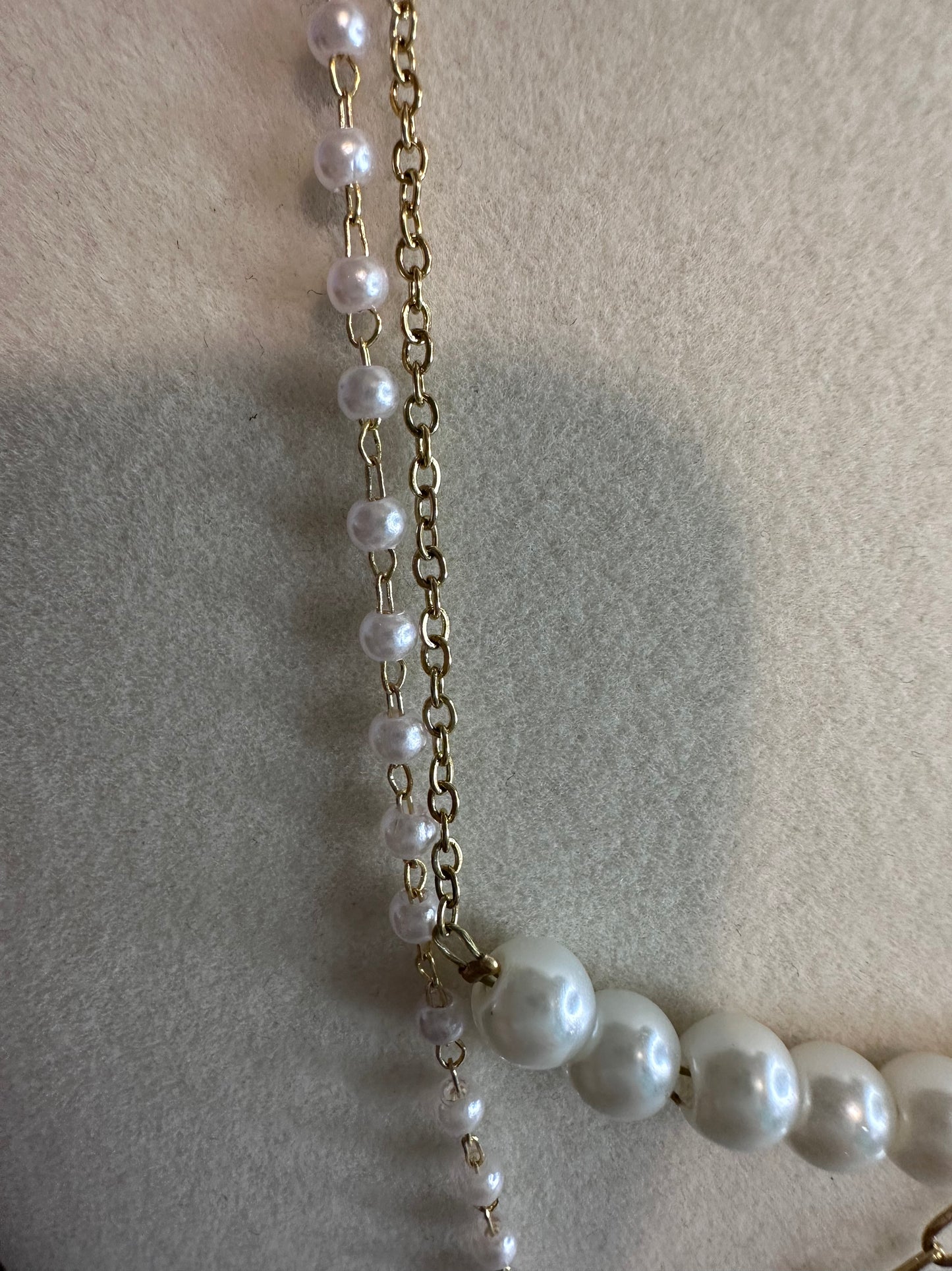 Coco Necklace and Earrings pearls