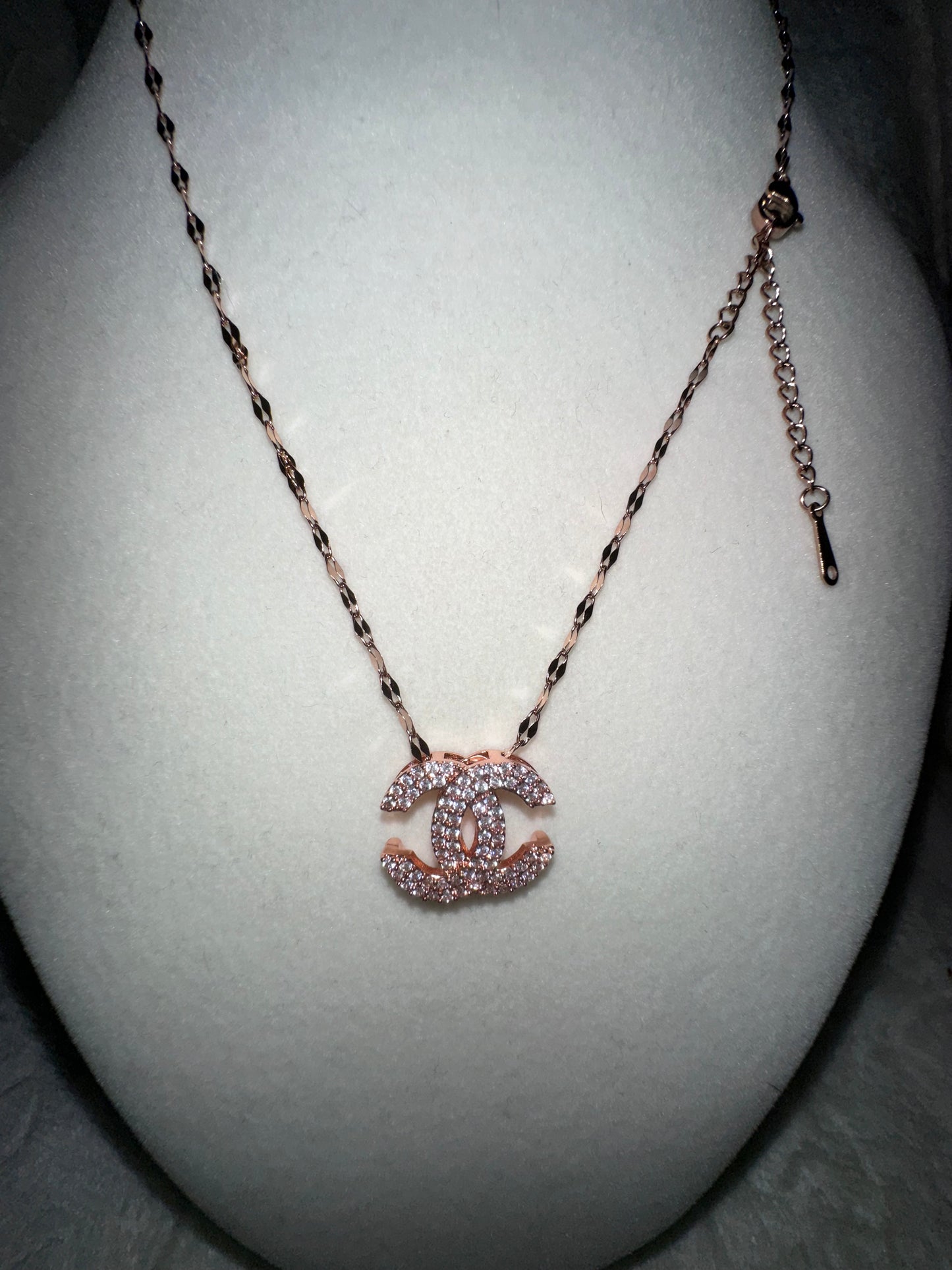 Coco necklace Rose-gold