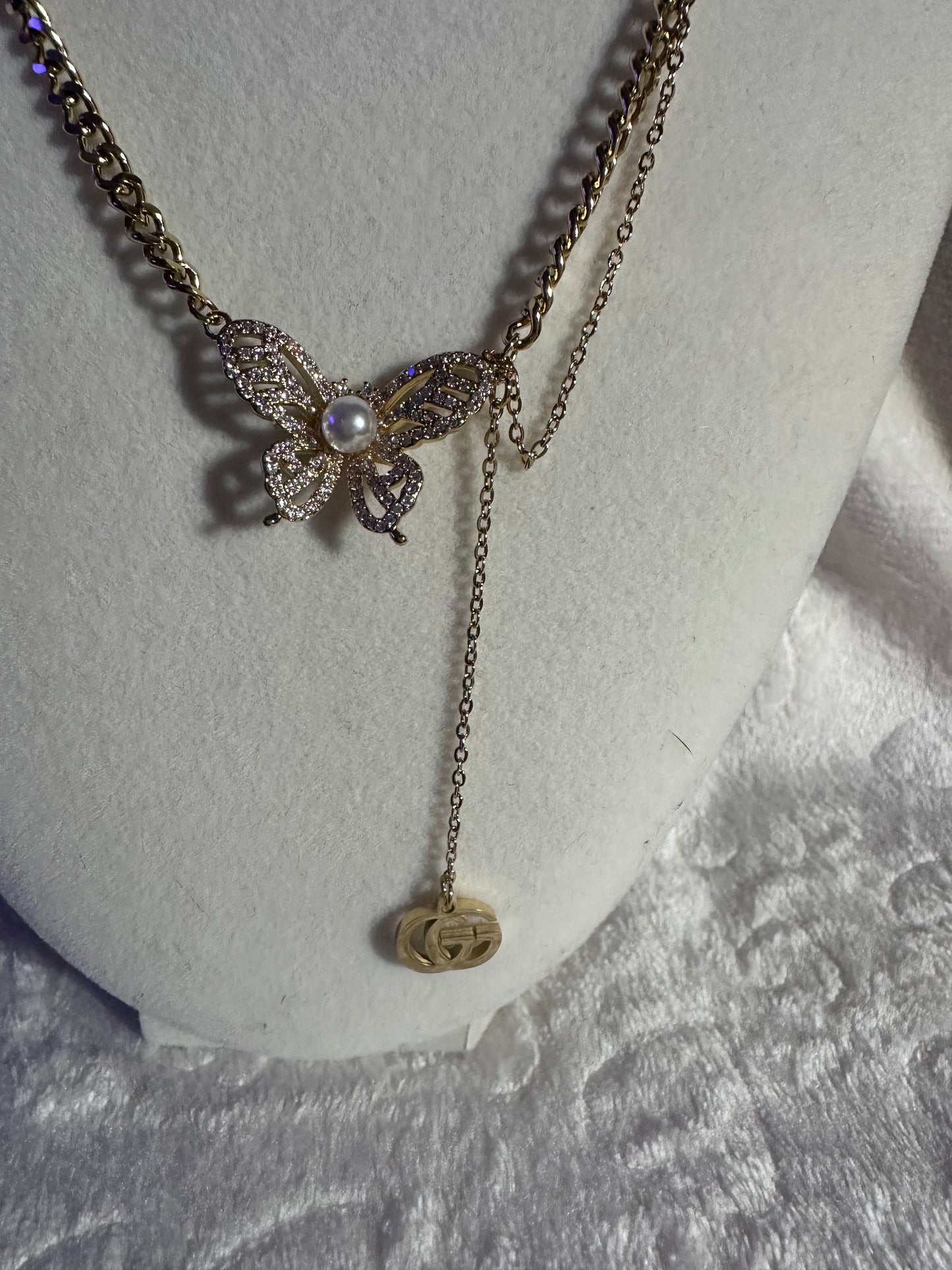 Pucchi Inspired Designer Necklace Butterfly