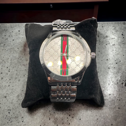 Pucchi Inspired Designer Watch Silver