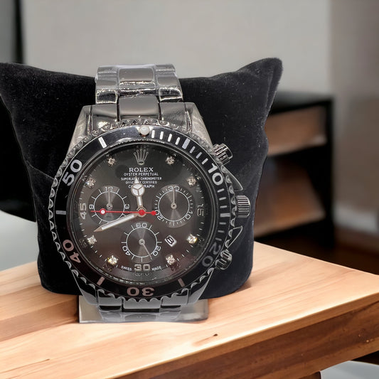 Reloj de diseño inspirado en Rolito para hombre